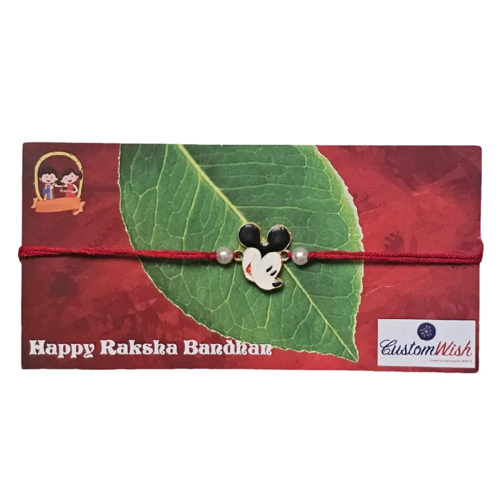 Buy Mickey Mouse Cartoon Rakhi for Kids Online